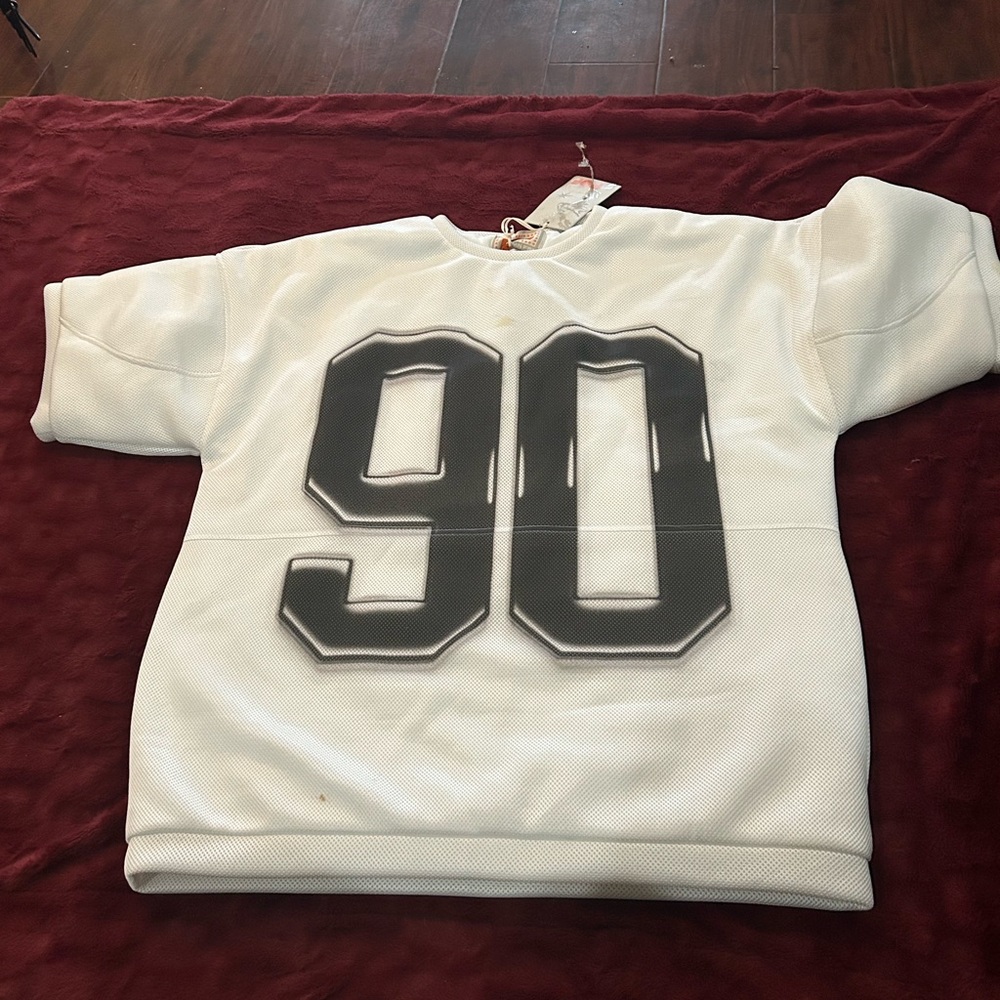PDF White and Gray Men's Sweater